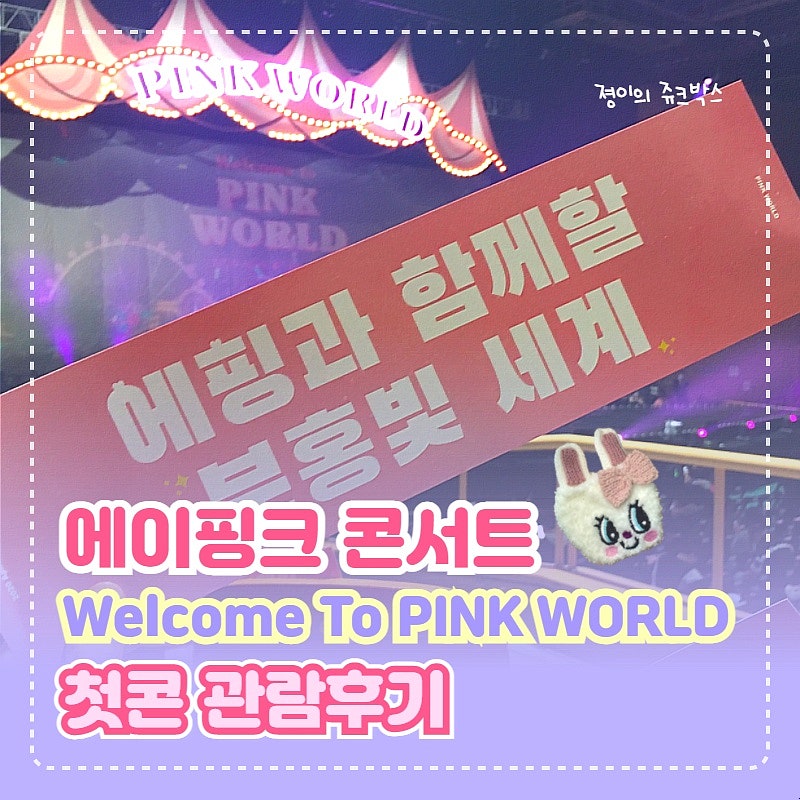 에이핑크 콘서트 : Apink 6th concert 'Welcome To PINK WORLD' 관람 후기