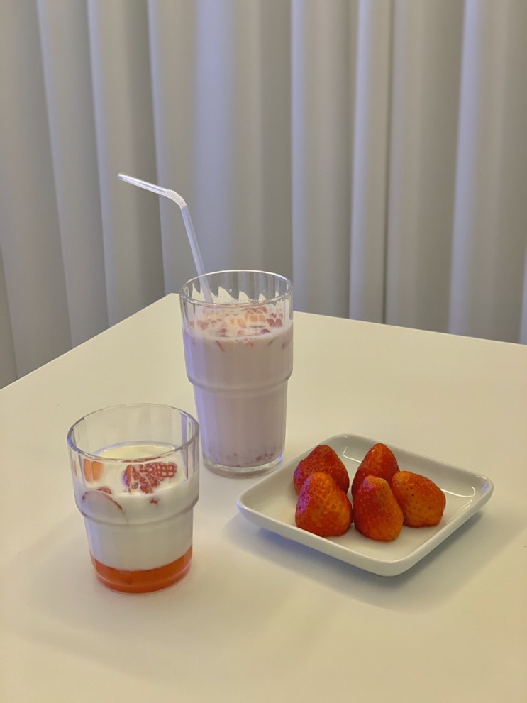 [레시피] 초간단 딸기청 만들기