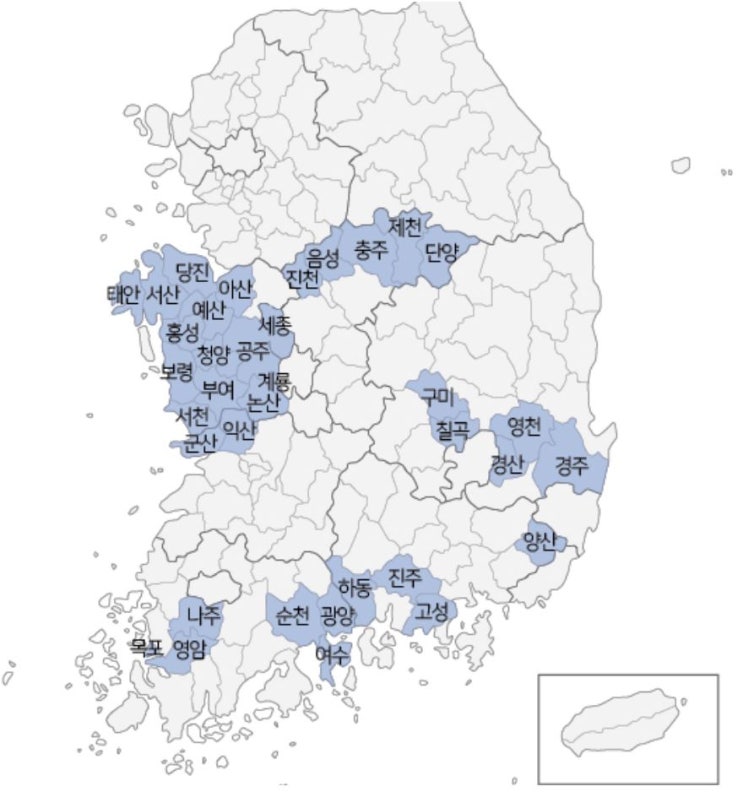 [자동차 종합검사] 시행지역 확대 지역 지도, 연락처, 수수료, 할인 정보 (한국교통안전공단, 대기환경개선특별법, 대기관리권역 확대)