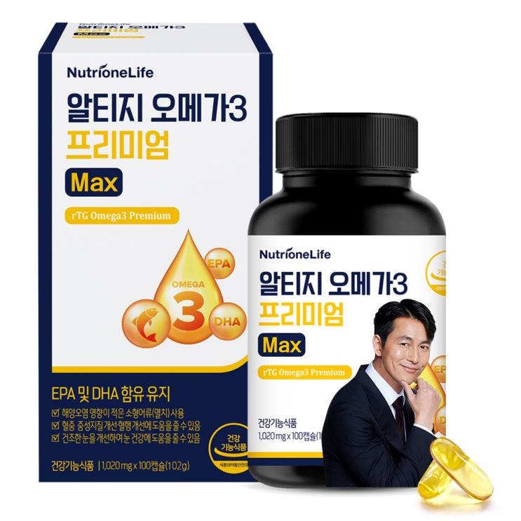 가성비 뛰어난 뉴트리원 라이프 알티지 오메가3 프리미엄 맥스, 100정, 1개 ··· 가성비 뛰어난 뉴트리원 라이프 알티지 오메가3 프리미엄 맥스, 100정, 1개 ···