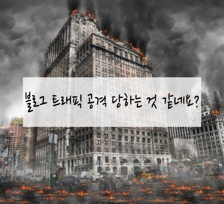  [체험] 지금 블로그 공격 받고 있는 듯?
