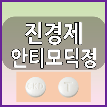  진경제 안티모딕정 복통 생리통 등에 복용전 복용방법, 부작용 확인하세요