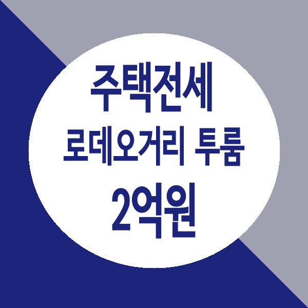  [거래완료] 별내투룸전세,별내 로데오거리 넓은 거실의 채광이 좋은 투룸전세