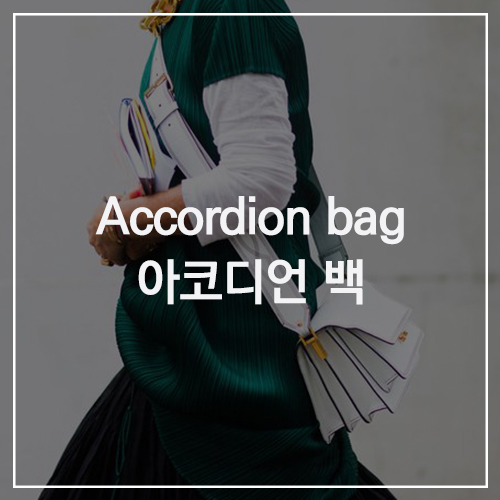 Accordion bag 아코디언 백 : 유용한 수납 공간을 위한 가방!