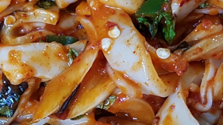  속초 반건조 심퉁이 도치 해물찜과 꼴뚜기 회무침