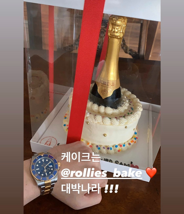  샴페인케이크