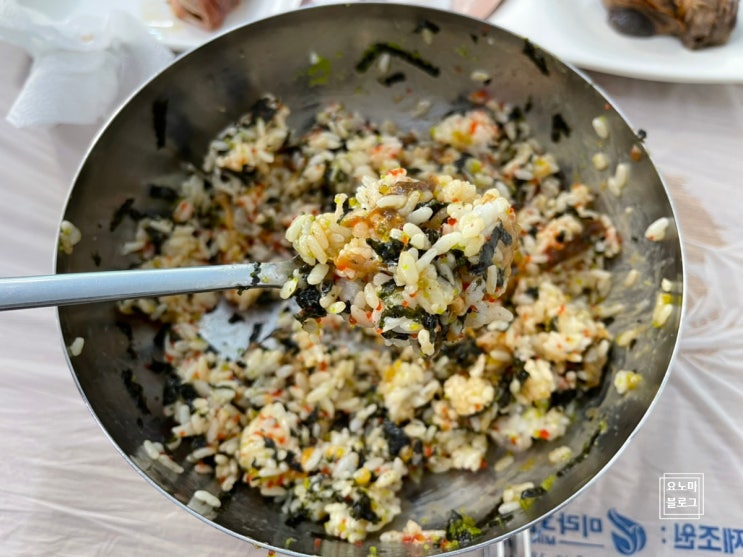 통영 맛집 장방식당 성게비빔밥 생선구이