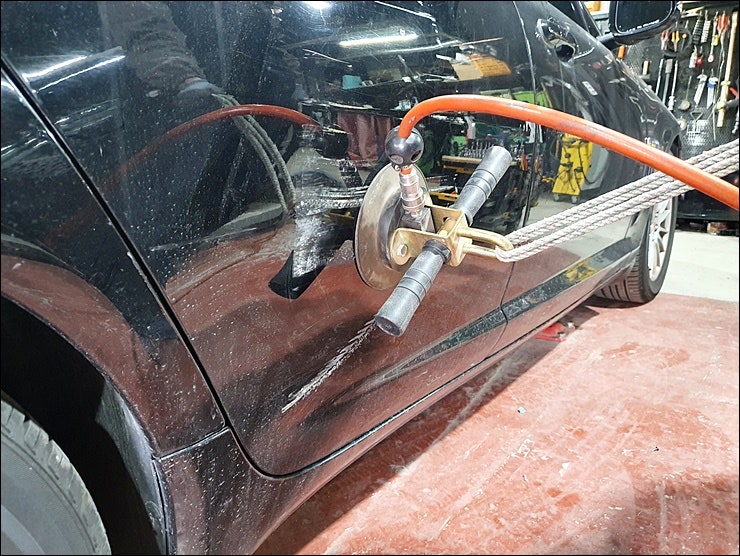 경기 남양주 오남읍 / 도어수리 판금도색 / 재규어 / XF