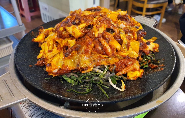  [일산역 맛집] 쭈꾸미명가 - 매워도 자꾸 손이 가는 쭈꾸미철판