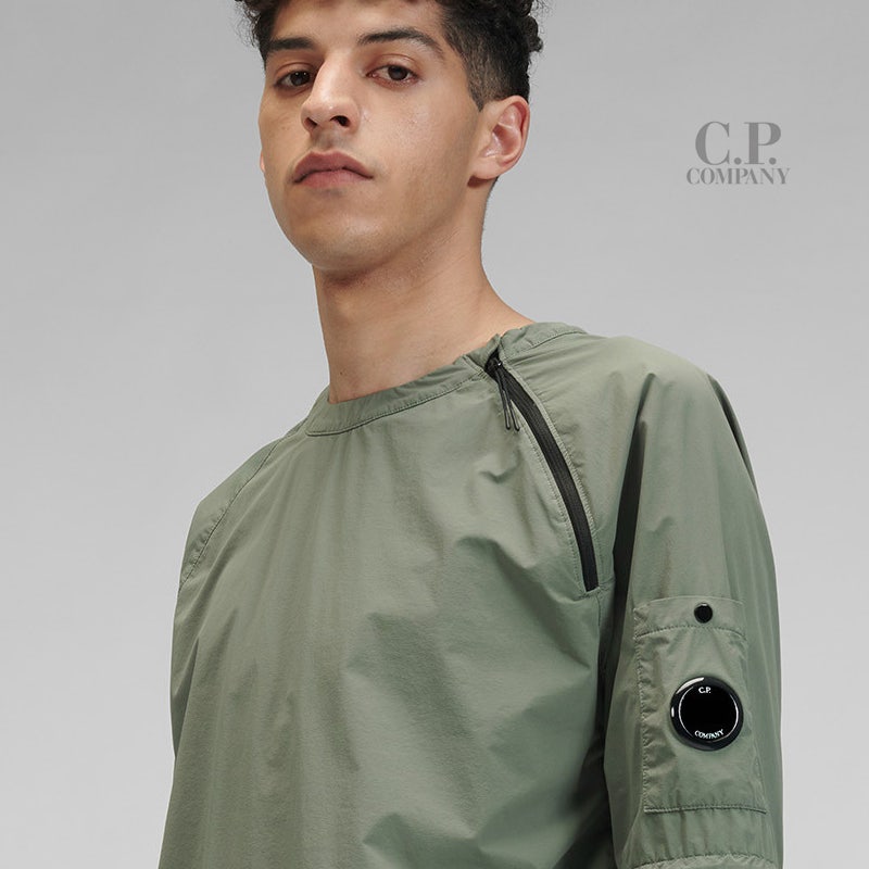 CP컴퍼니 21SS STRETCH 가먼트다이 풀오버 맨투맨 LW