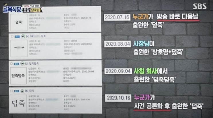 덮죽 표절 근황 다른 업체에서 상표 출원까지 했다?백종원의 골목식당 보자마자 상표권 낸 사람 누구? 덮죽 표절 근황 다른 업체에서 상표 출원까지 했다?백종원의 골목식당 보자마자 상표권 낸 사람 누구?