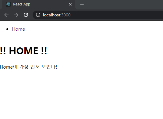  React react-router-dom