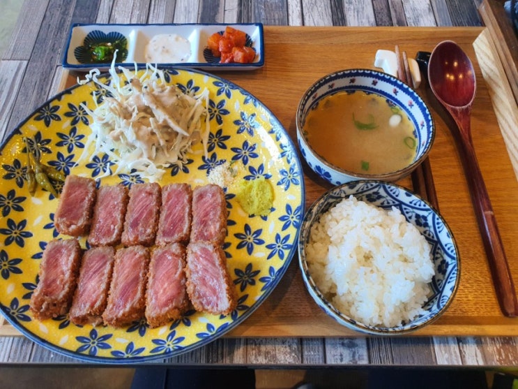  광명 규카츠 맛집 미담우시 맛있어요!