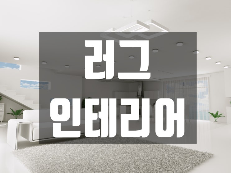  [인테리어 꿀팁] 러그 인테리어 소재부터 따져보면 쉽게 할 수 있다!