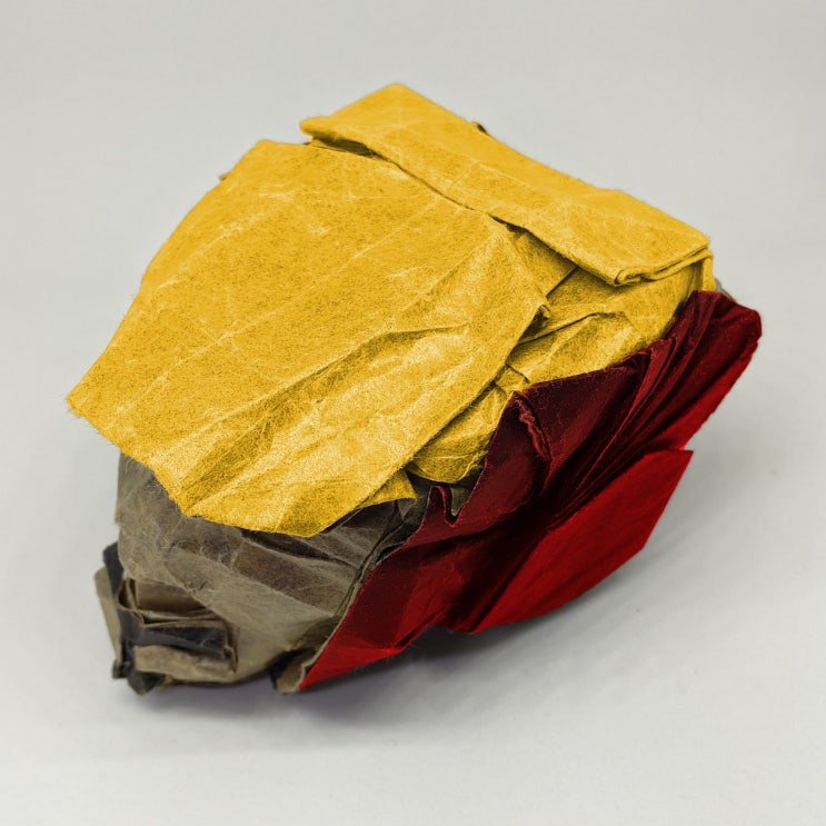  ORIGAMI IRON MAN HEAD