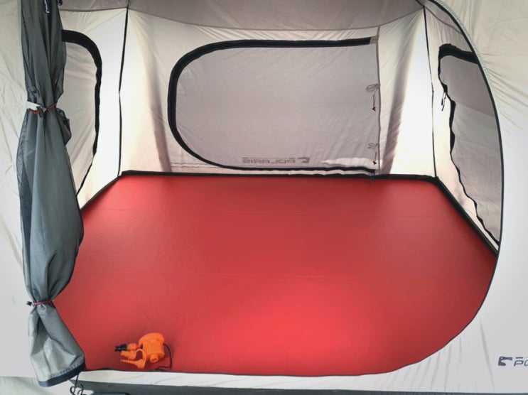 에어요 에머매트로 텐트 바닥 평탄화 및 캠핑에서 숙면취하는 꿀팁