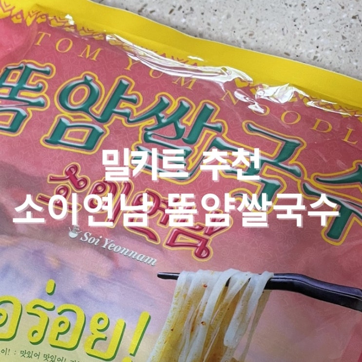  [맛집 추천] 쌀국수 맛집 추천! 똠양꿍 맛 쌀국수 소이연남의 똠얌쌀국수 완벽재현 밀키트 후기
