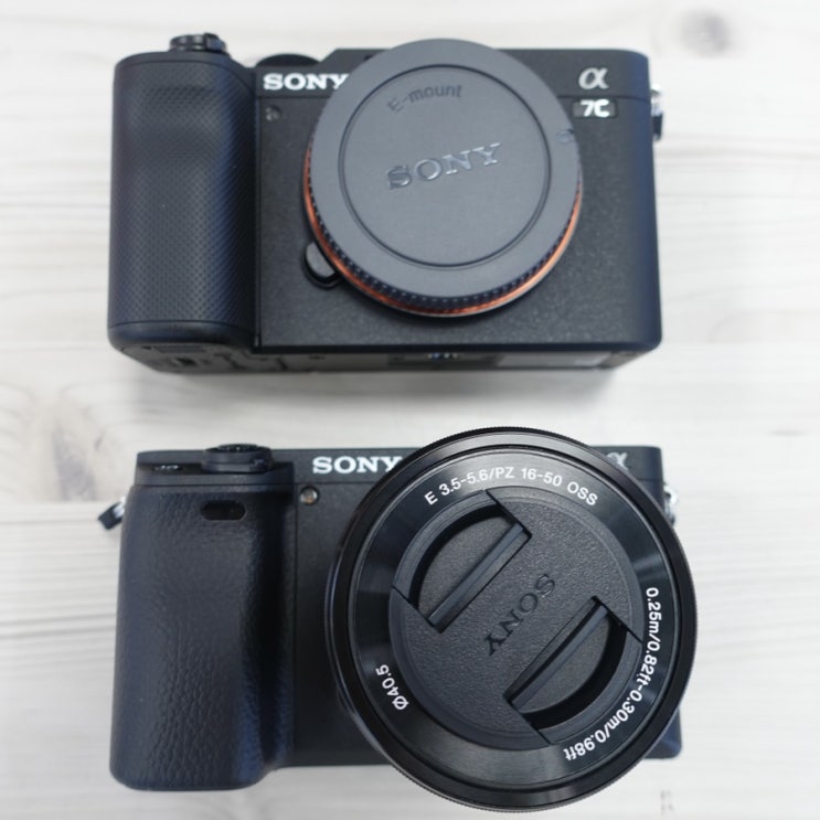  소니 a7C vs a7m3 비교 a6400 vs M50MarkII