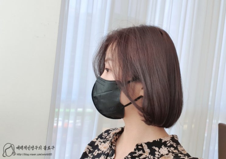  차홍룸신논현점 2021여자염색추천 _ 플럼브라운 염색 성공적