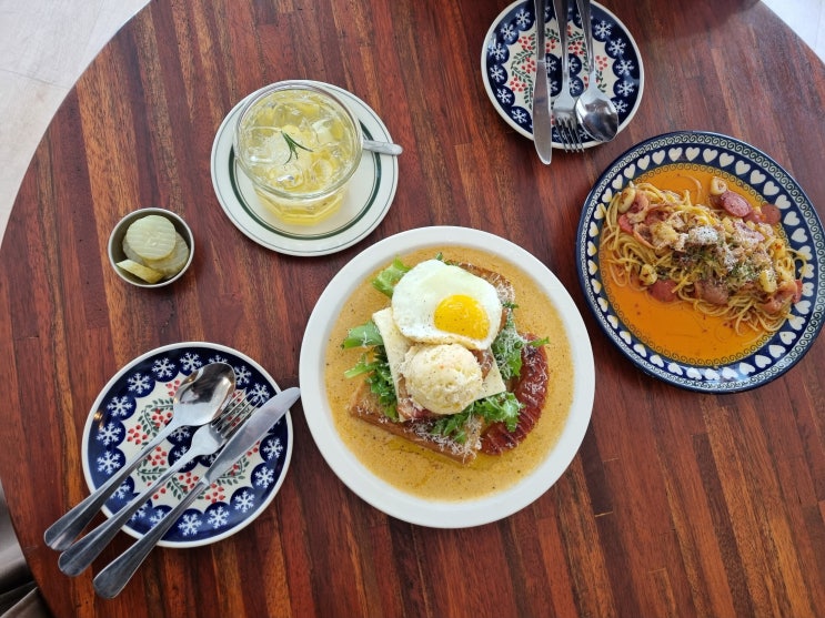  [인천/구월동] 브런치 '계절의단락'_파스타에서 왜 닭볶음탕 맛이?