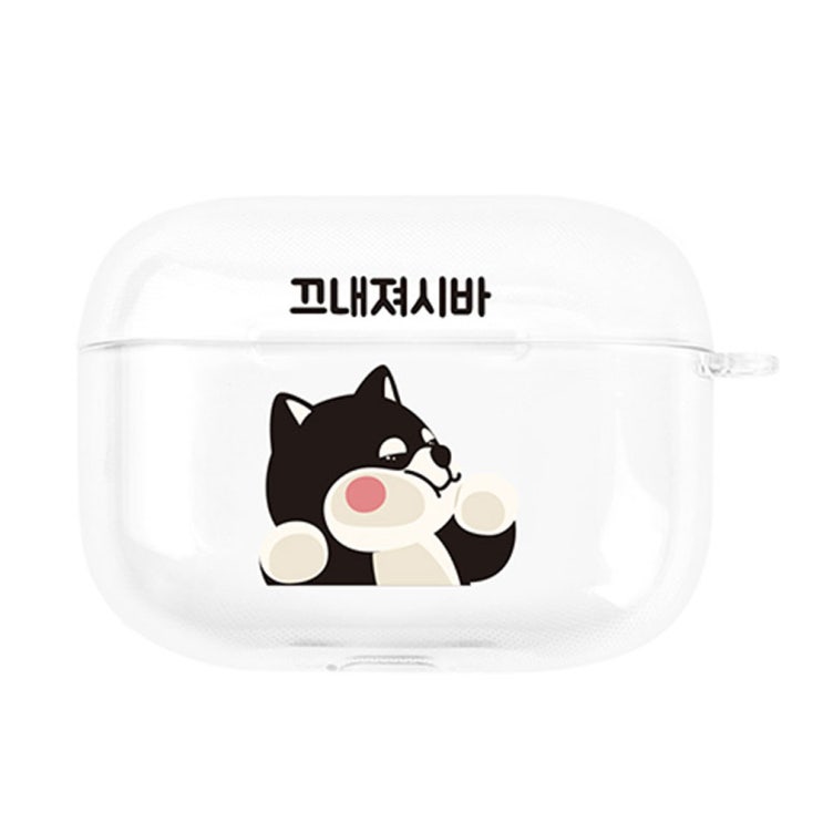 리뷰가 좋은 시로앤마로 클리어 하드 에어팟 프로 케이스 + 카라비너, 찌부마로 ··· 리뷰가 좋은 시로앤마로 클리어 하드 에어팟 프로 케이스 + 카라비너, 찌부마로 ···
