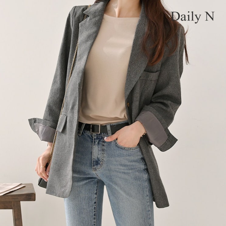 선호도 좋은 데일리앤 여성 루즈핏 헤링본 울 자켓 좋아요 선호도 좋은 데일리앤 여성 루즈핏 헤링본 울 자켓 좋아요