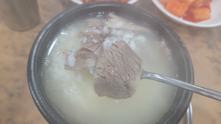 서울대입구역 설렁탕 맛집 삼미옥 토렴방식으로 밥이 말아져나오는 깍두기 맛있는 곳