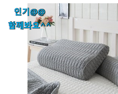  소문난 메모리폼 베개커버 30x50 구매 남편이 좋아하네요