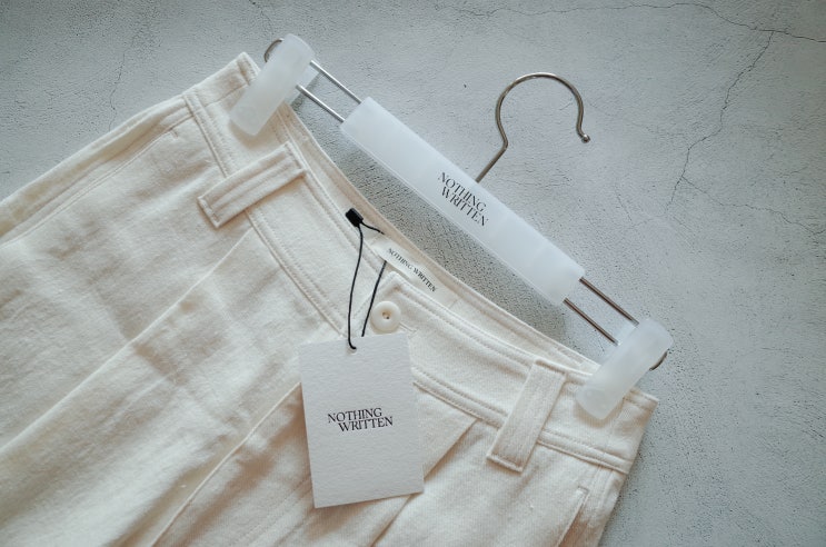  낫띵리튼 팬츠 린넨바지 Nothing written Cottage work trouser 여자 봄바지 추천