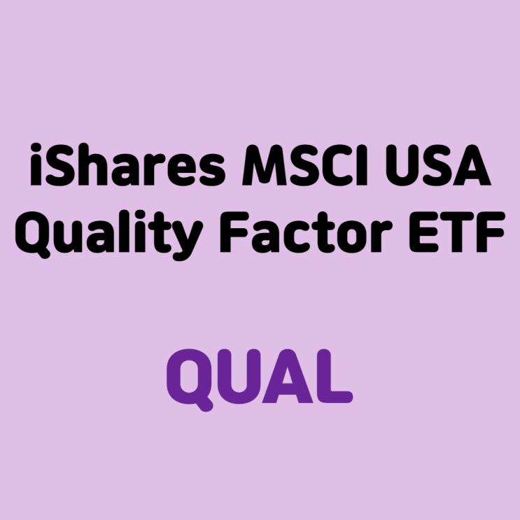  해외주식투자, 미국ETF ] 미국내 안전적인 수익 성장 기업만 모아둔 QUAL ETF (QUAL주가, 분석)