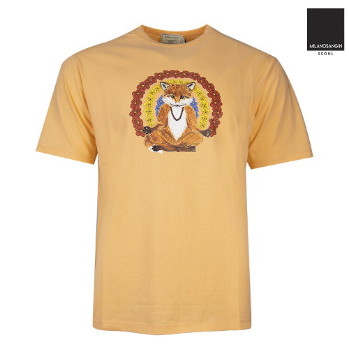 선호도 높은 MAISON KITSUNE 21SS 메종키츠네 플라워 폭스 프린트 코랄 티셔츠 FU00110KJ0010 CORAL 추천해요 선호도 높은 MAISON KITSUNE 21SS 메종키츠네 플라워 폭스 프린트 코랄 티셔츠 FU00110KJ0010 CORAL 추천해요