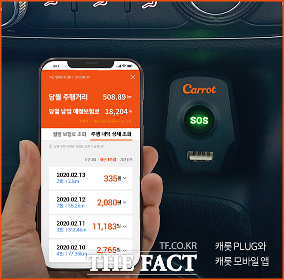 탄 만큼 내는 캐롯손보, 1년 만에 차 보험료 6.5% 인상