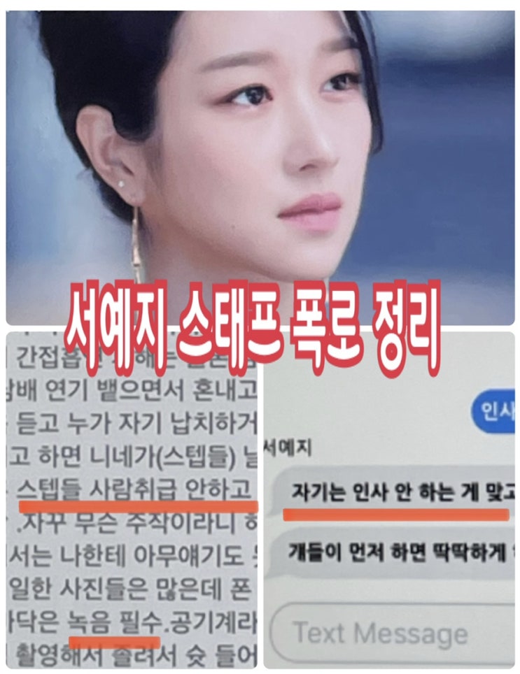 서예지 스태프 폭로 내용 총정리 대체 몇 개가 터진건지? 셀 수가 없네...