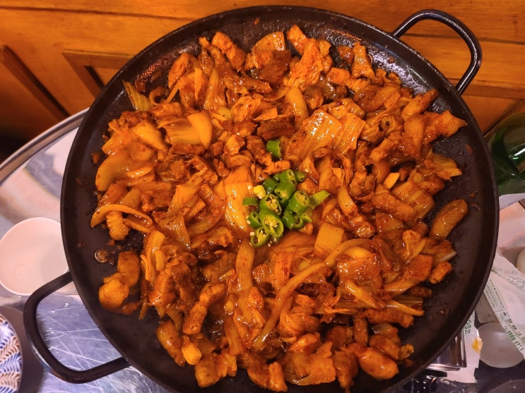 철산역맛집 정통집 돼지김치구이