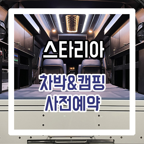  현대 스타리아 사전예약! 스타렉스 풀체인지 차박개조 캠핑카개조 특장 제작 판매/신차 중고차 계약 모두 가능합니다!