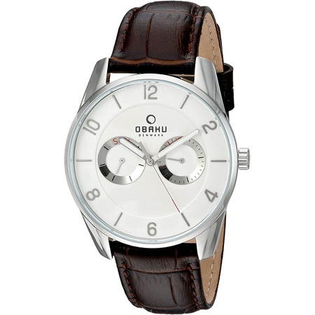 많이 찾는 Obaku Mens Quartz Stainless Steel and Leather Dress Watch Color:Brown (Model: V171GMCIRN) PROD 많이 찾는 Obaku Mens Quartz Stainless Steel and Leather Dress Watch Color:Brown (Model: V171GMCIRN) PROD