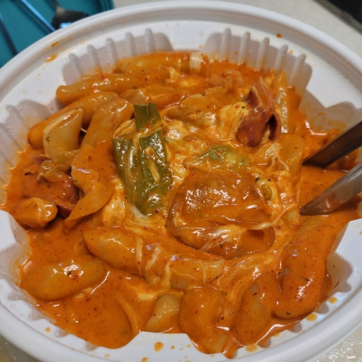  [화성 맛집] 2동탄 매콤한 로제 떡볶이 배달 '엽기떡볶이'
