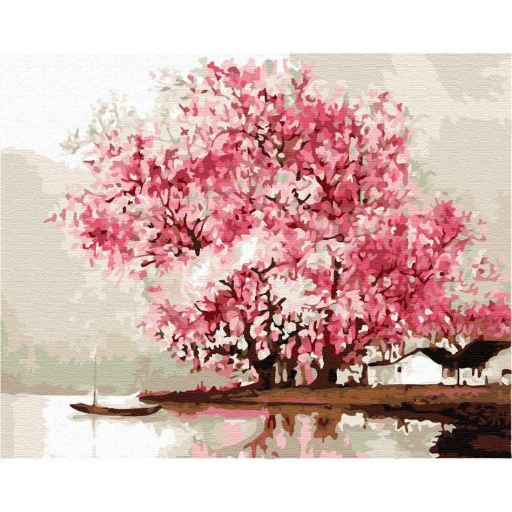 의외로 인기있는 아트조이 DIY 명화 그리기 세트 40 x 50 cm, 강가의 봄 ···