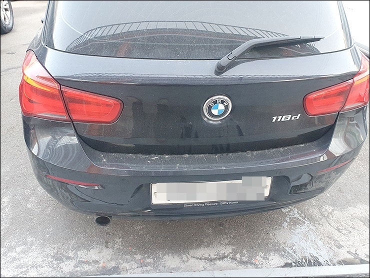 경기 남양주 오남읍 / 범퍼수리 판금도색 / BMW 1시리즈 118d