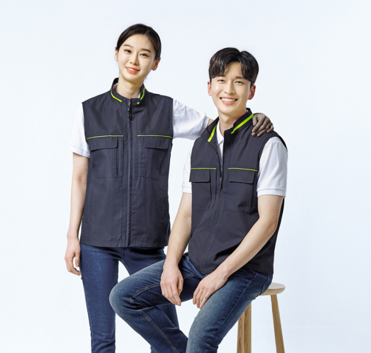  남녀공용 단체복 안전 망사 조끼 (작업조끼 / 저가 조끼 / 단체 조끼 / 작업용 조끼 / 방역 조끼 / 등 망사 조끼 / 세원사 /대구 서문시장 )