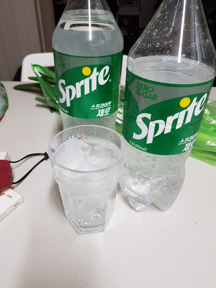  스프라이트 제로  나랑드 비교 시음기