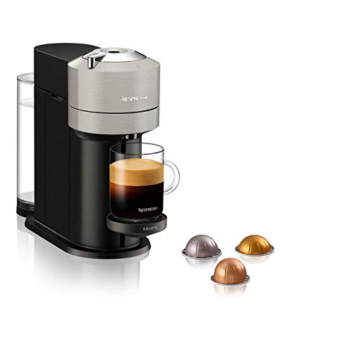 많이 찾는 Nespresso 캡슐커피머신 네스프레소 돌체구스토 반자동 크룹스 네스프레소 버츄오 넥스트 커피캡슐 머신 17리터 물 탱크 바코드에 의한캡슐 감지 54% 재활용 플라스틱