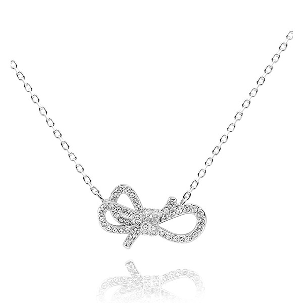 리뷰가 좋은 명품 스와로브스키 SWAROVSKI 5440643 LIFELONG BOW 로듐 플래팅 목걸이. 추천합니다