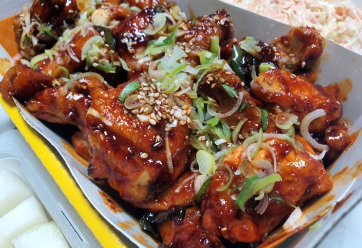  [울산/남구배달] 이춘봉인생치킨 울산성남점 / 숯불양념바베큐 (안매움!)