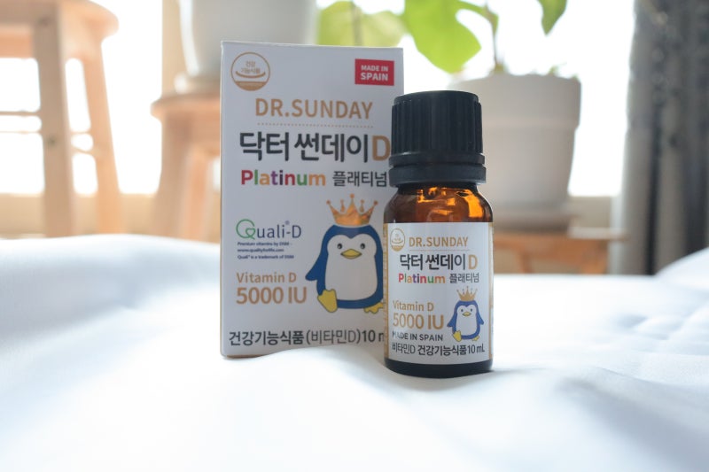비타민D고함량 닥터썬데이D플래티넘 하나면 비타민D 주사가 필요 없어요♡