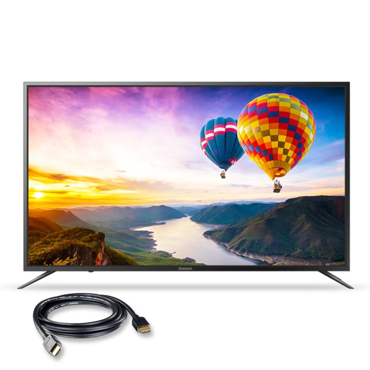 많이 찾는 주연전자 UHD HDR 139cm smart TV JYE-DS550U 무결점 + HDMI 케이블, 스탠드형, 자가설치 추천합니다