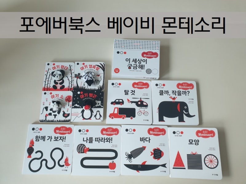 [책리뷰] 포에버북스 베이비 몬테소리 (0~12개월 아기책)