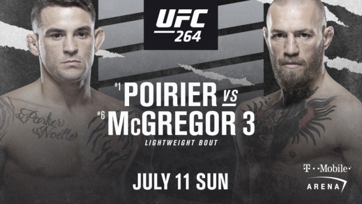 UFC 264: 포이리에 vs 맥그리거 3 오피셜.. 결국 포이리에 사과로 기부 해프닝 마무리