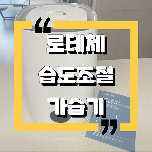  [내돈내산솔직후기]：육아필수 / 로테체 습도조절가습기：