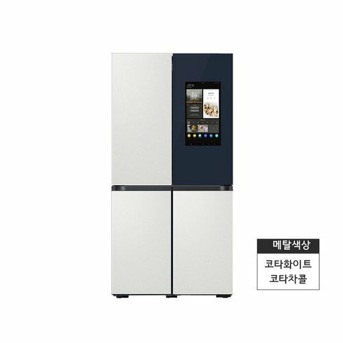 최근 인기있는 [삼성] 비스포크 냉장고 4도어 프리스탠딩 패밀리허브 859L RF85T95G2APN(메탈) ···